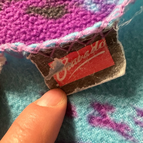 2011 Justin Bieber Bravado Soft Large Throw Blanket Purple Blue Hearts & Stars - Picture 9 of 12